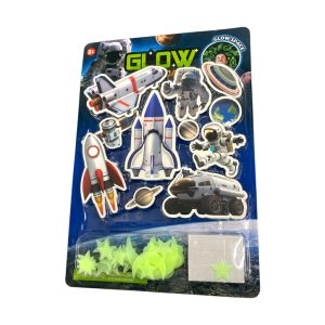 Figuras luminosas en la oscuridad + stickers