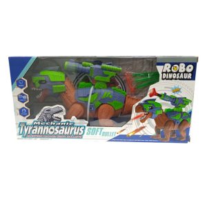Dinosaurio lanza sopapa tyrannousaurus