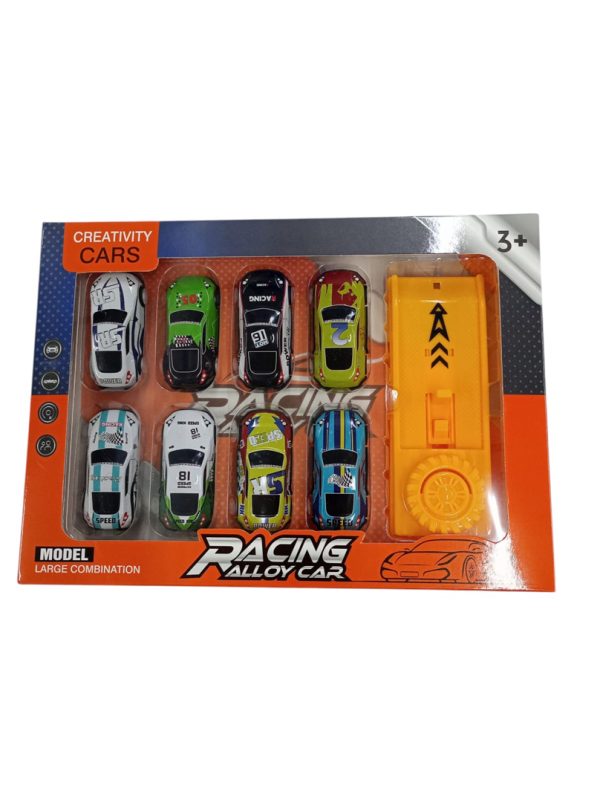 Lanza autos c/8 autitos