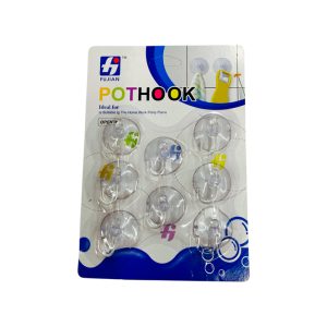 Ganchos autoadhesivos de silicona x8
