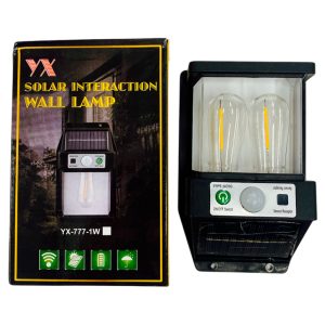 Lampara solar p/exterior recargable