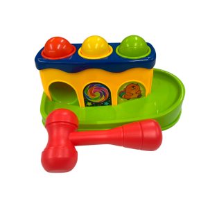 Juego didactico martillo c/pelotas
