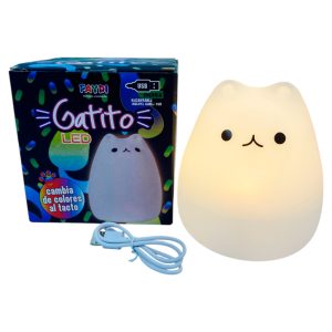 Velador infantil gatito a usb