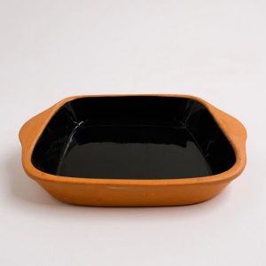 Fuente de terracota con asa 22cm
