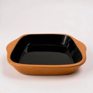 Fuente terracota con asa 26cm