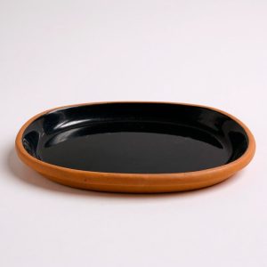 Bandeja terracota oval 21x11