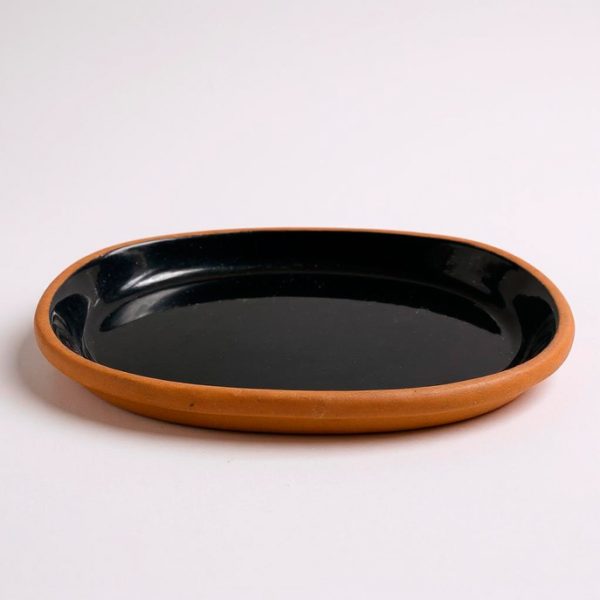 Bandeja terracota oval 21x11