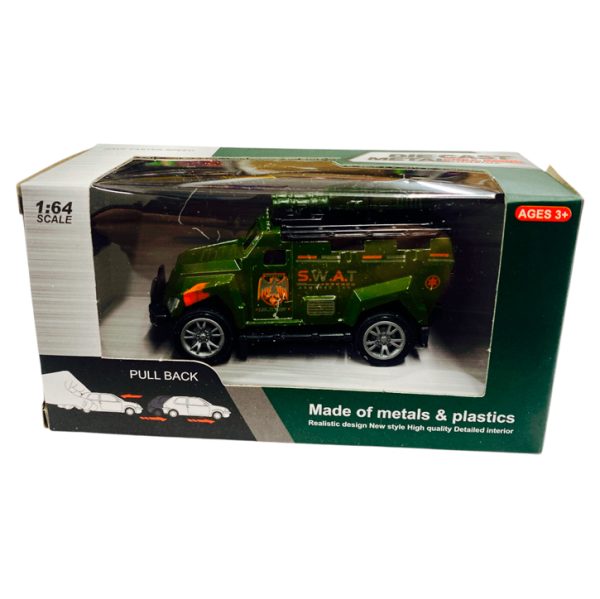 Autito militar metal pullback