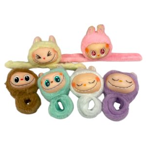 Pulsera de peluche Labubu con sonido