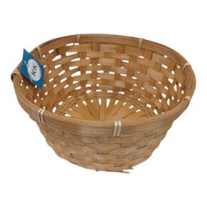 Cesta redonda de mimbre 25cm