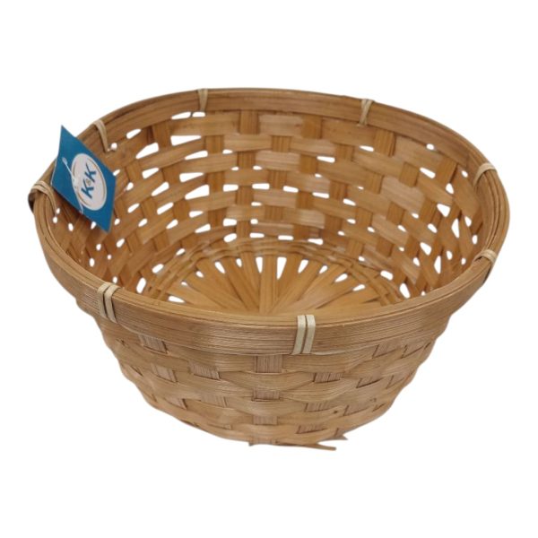 CESTA REDONDA DE MIMBRE 25 CM ARTCA5306