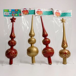 Puntal con estrella decorado 20cm