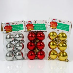 Bolas navideñas x6 n?4