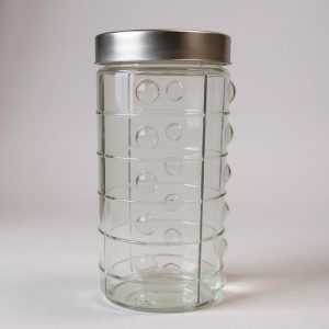 Frasco de vidrio tapa de acero 2,25L Marsella