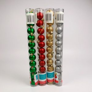Bolas navideñas x11 n?3 con brillo