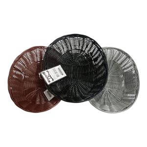 Cestas oval de ratan sintetico 24cm
