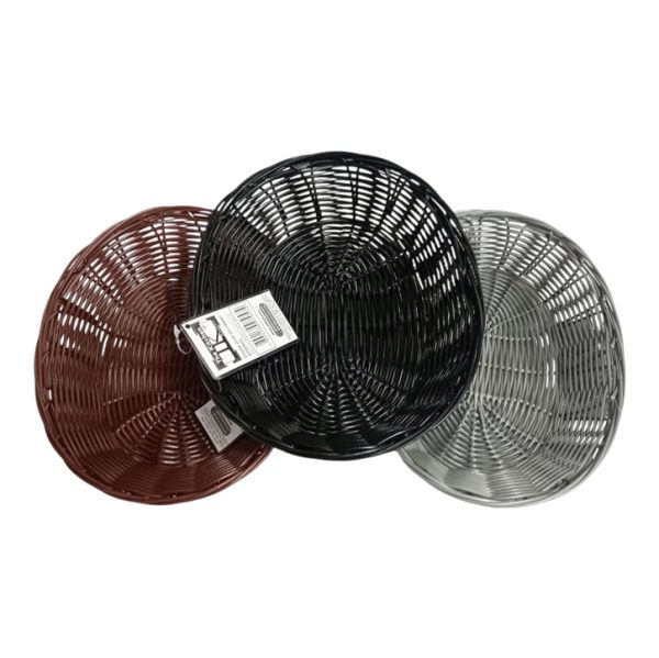 Cestas oval de ratan sintetico 24cm