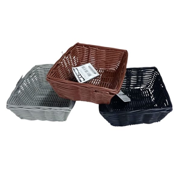 Panera de ratan rectangular 20cm