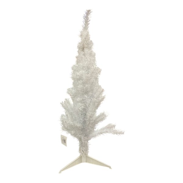 Arbol navideño blanco 90cm