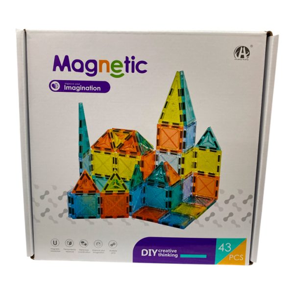 Juego magnetico por 43 pzas