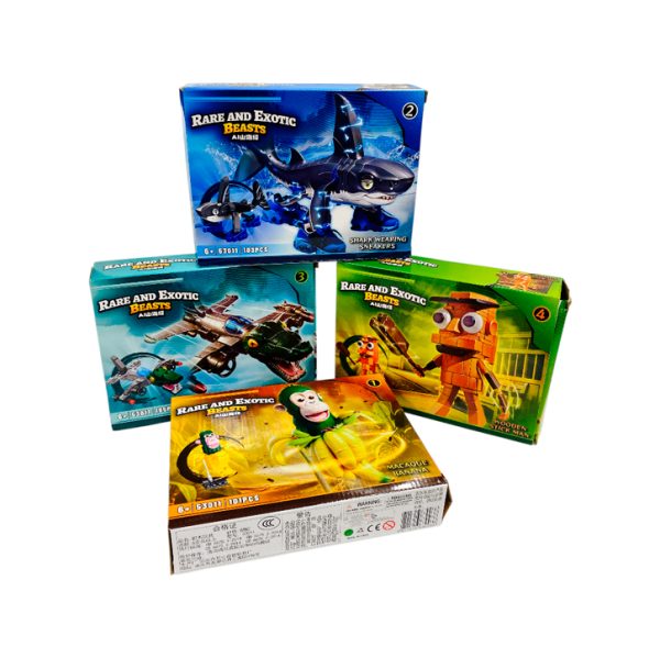 Juego para armar tipo lego brainrot