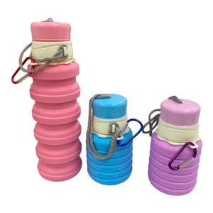 Botellita plegable de silicona