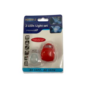 Luz de bici silicona x2