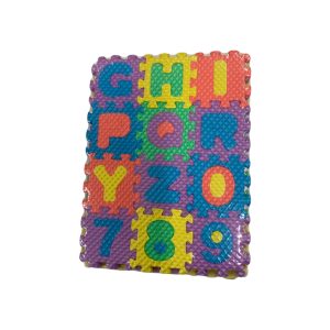 Letras y Numeros en goma eva 4x4