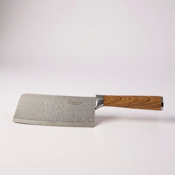 Hacha de cocina 6 pulgadas mango simil madera