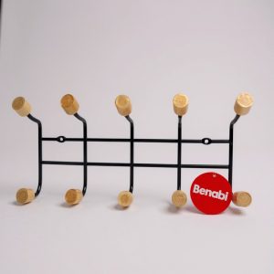 Perchero metal 5 espacios