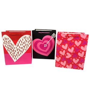 Bolsa de regalo con glitter 18x23 cm