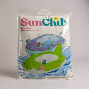Bote inflable con forma