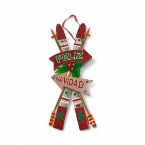 Cartel navideño flechas