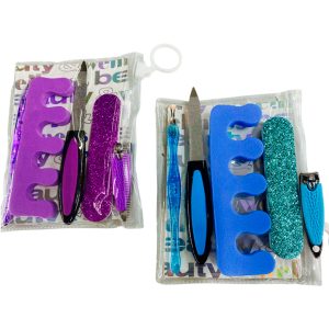Set de manicura pedicura en bolsa pvc