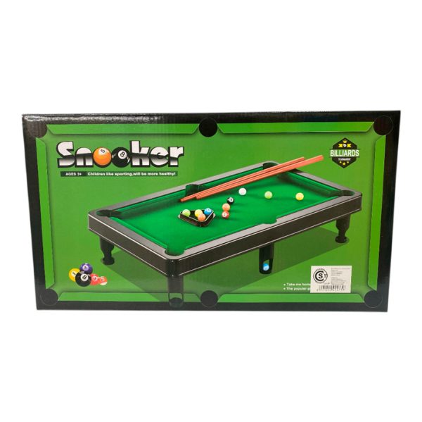 Juego de pool en caja