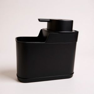 Dispenser para jabon acero negro