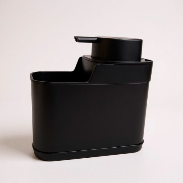 Dispenser para jabon acero negro
