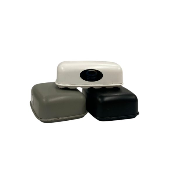 Jabonera plastica con tapa Crom