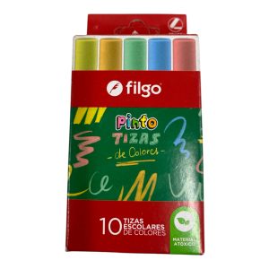 Tizas x10 de colores Filgo