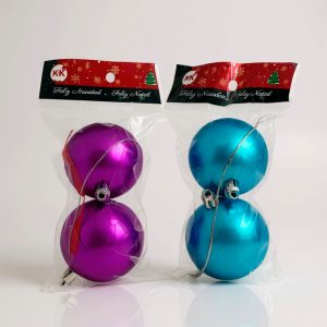 Bolas navideñas x2
