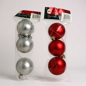 Bolas navideñas x3