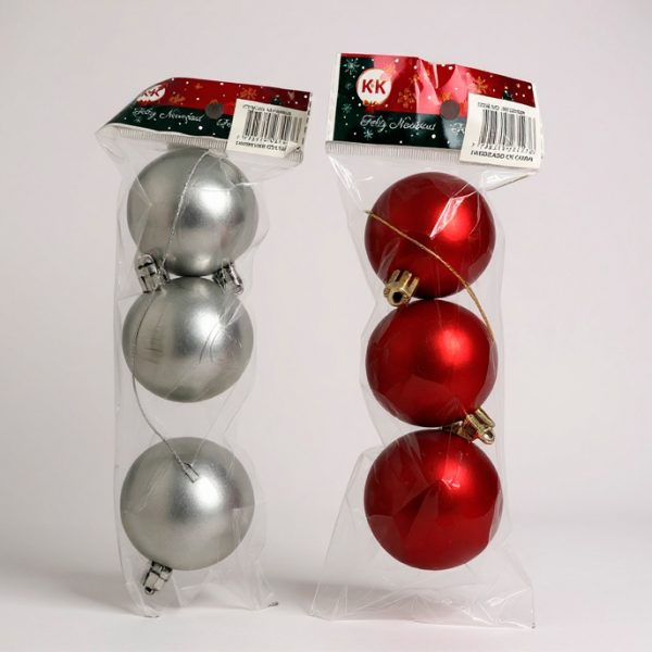Bolas navideñas x3