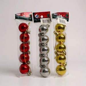 Bolitas navideñas x5