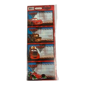 Etiqueta x3 personajes