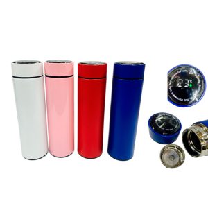 Botella smart 500 ml con reloj temporizador