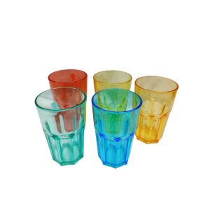 Vaso acrilico facetado 450cc