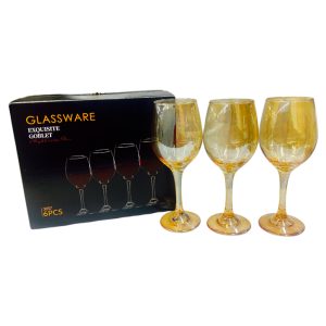 Copas de vino ambar x6 330ml