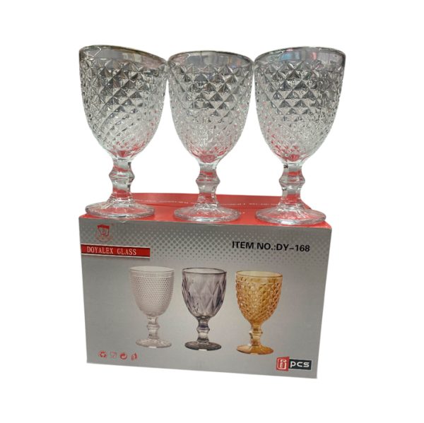 Copas de vino labradas x6 340ml