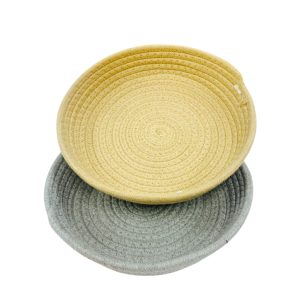 Canasta con rafia 24cm