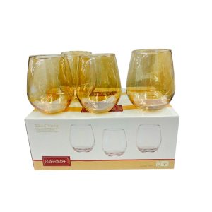 Vasos copon x6 ambar 300ml
